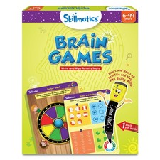 Educational Game - Brain Games, Reusable Activity Mats with Dry-Erase Marker,...