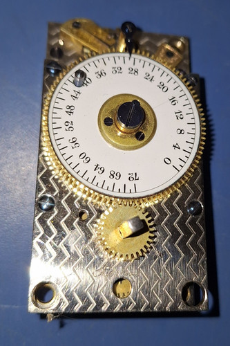 Antique E Howard Boston Mechanical Safe Time Lock Movement Working Unused W/ Key - Picture 1 of 8