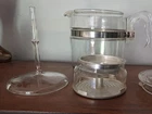 Vintage Pyrex FLAMEWARE 7756 6 CUP PERCOLATOR.  Excellent Used Cond. ALL PARTS