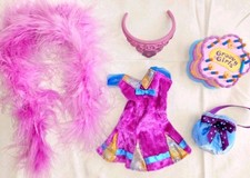 JUEGO DE ROPA MUÑECA GROOVY GIRL XTRAVAGANZA "CHICA DE CUMPLEAÑOS" NUEVO COMO NUEVO