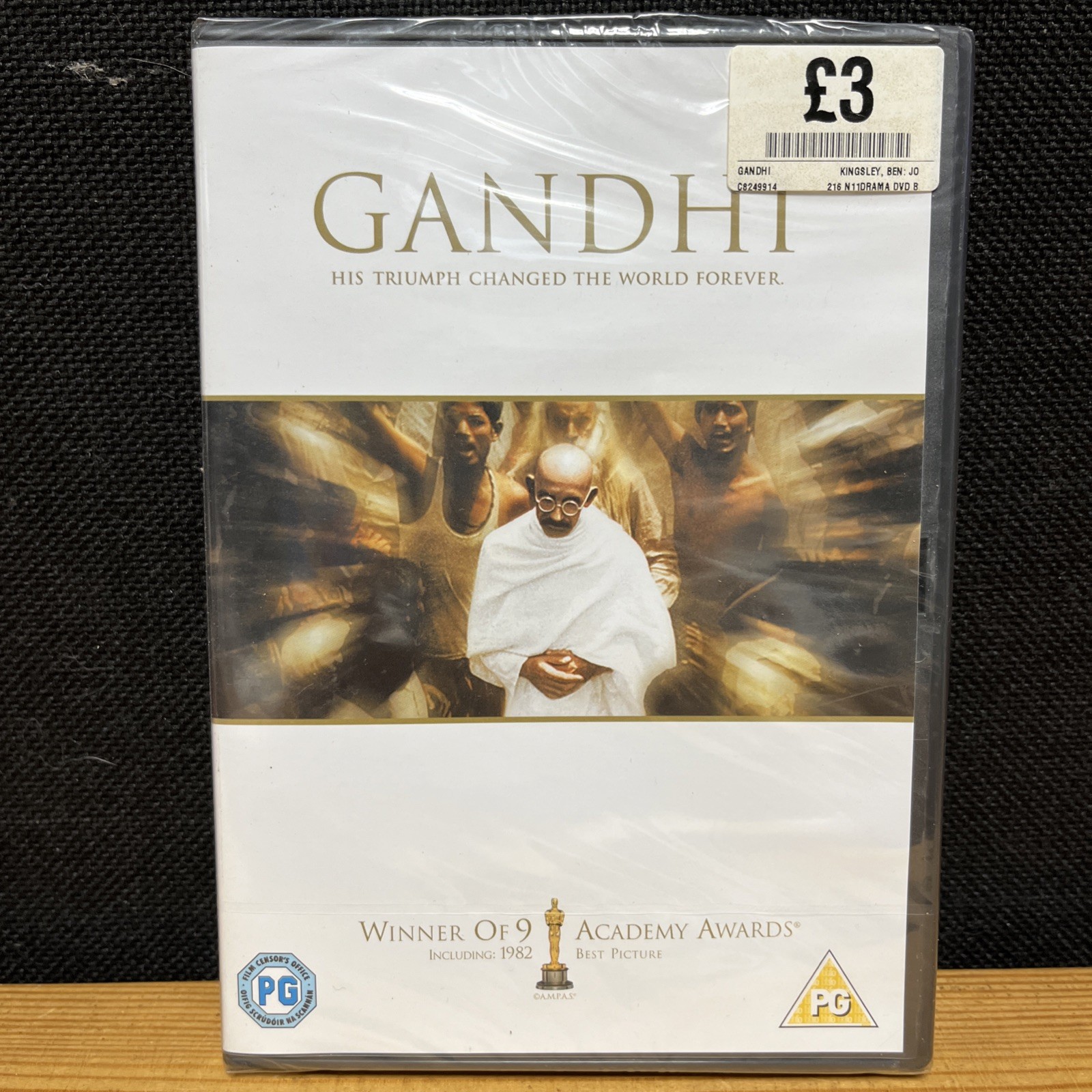 Gandhi DVD Drama (2007) Ben Kingsley Quality Guaranteed