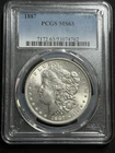 1887 $1 Morgan Silver Dollar PCGS MS63