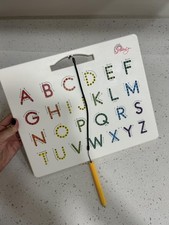 Magnetic Alphabet Tracing Board Double Sided Learn Write Letters Numbers Toy