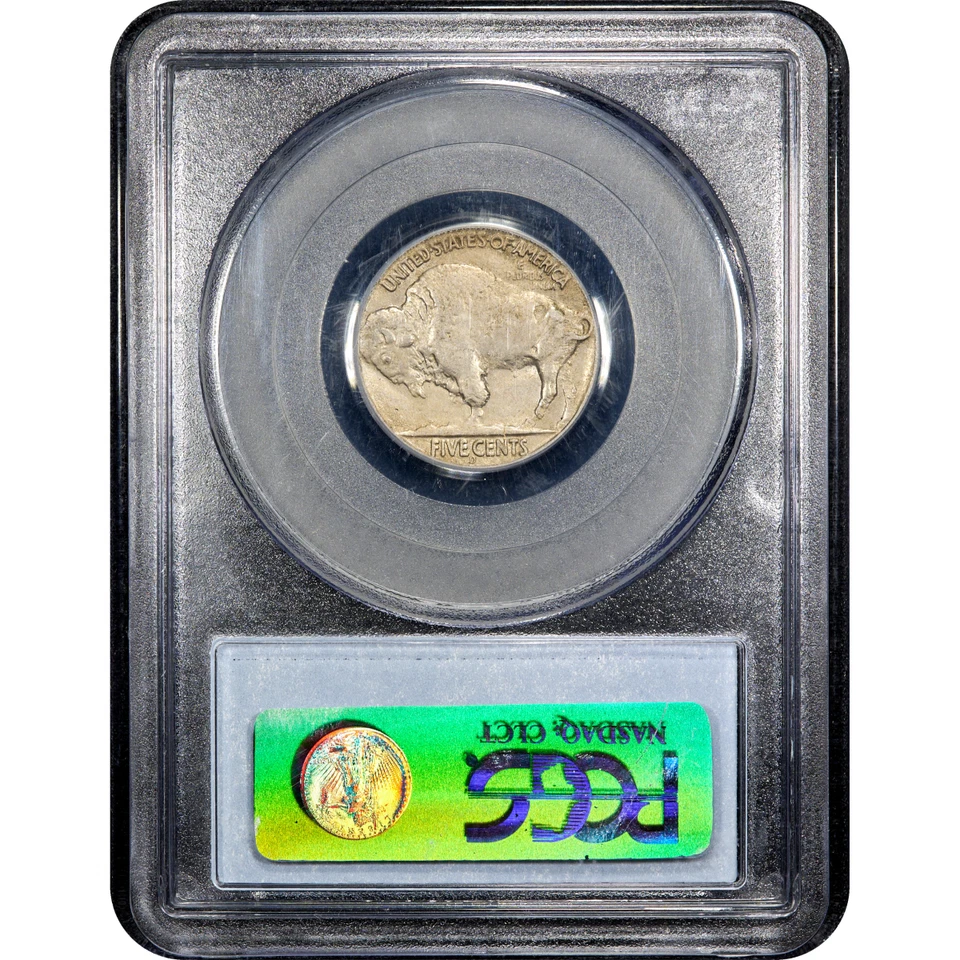 1937-D 3 Legs Buffalo Nickel 5c PCGS AU53 CAC - Image 3 of 4