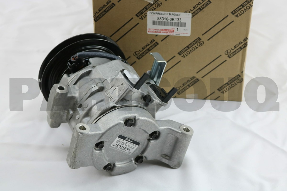 883100K133 Genuine Toyota COMPRESSOR, W/MAGNET CLUTCH 88310-0K133
