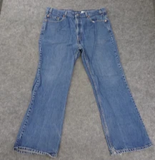 Levis 517 Jeans Mens 40x30 Bootcut Blue Denim Stonewash