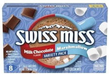 Swiss Miss Variety Pack Hot Cocoa Mix, 8 Count 11.04 oz 12-Pack