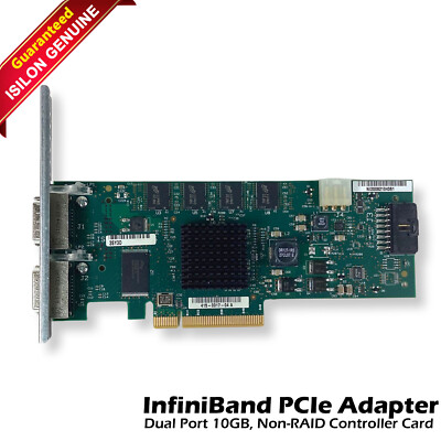 Genuine Isilon Dual Port 10GB InfiniBand PCI-E Adapter 415-0017-04 110-0013-05 A
