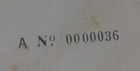 BEATLES RARE WHITE ALBUM w/ Very Low Serial Number A 0000036 Philippines