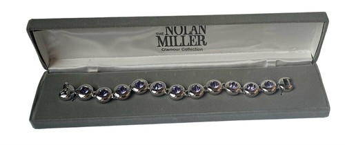 New in box Nolan Miller Glamour Collection Bracelet Purple Stones - 第 1/1 張圖片