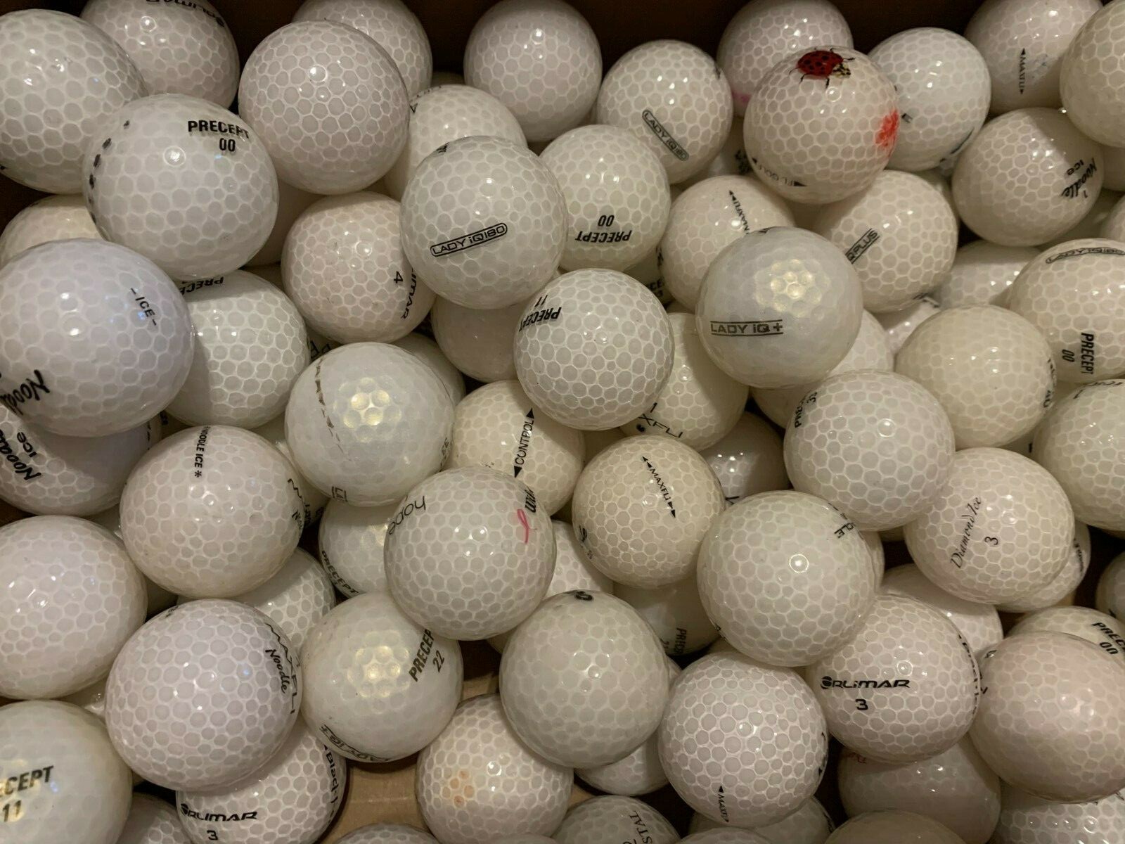 48 Crystal/Clear Lady Mix Used Golf Balls AAAA-AAAAA Near Mint to Mint