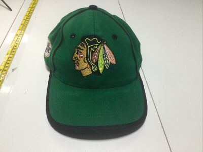 Vintage NHL Hockey Chicago Blackhawks St Patrick's Day Kick 10 Hat Miller Life