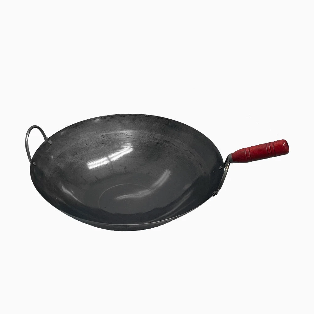 16" Carbon Steel Pow Wok with Helper Handle Stir Fry Traditional Chinese Wok
Opens in a new window o