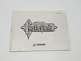 Castlevania Nintendo NES First Production Hangtab 🏆 Sammler 🏆