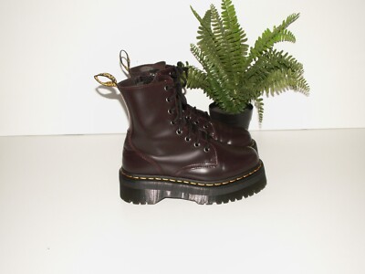 Martens JADON chunky quad platform boots oxblood UK EU 37 US