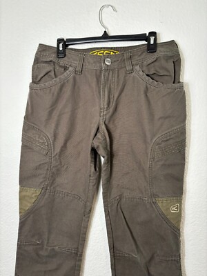 Keen Olive Heavy Duck Canvas Double Knee Outdoor Hiking Pants 10L 10 Long |  eBay