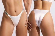 Victoria's Secret Shine Strap - MULTI BRIEF - Classic SATIN lingerie