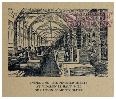Canson & Montgolfier (1922) Printer Workshop * Quality Art Print for Framing