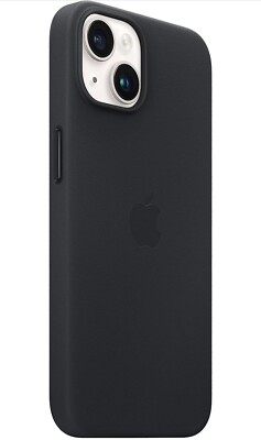 Apple Leather Case w/MagSafe for Apple iPhone 14 Plus -Ink