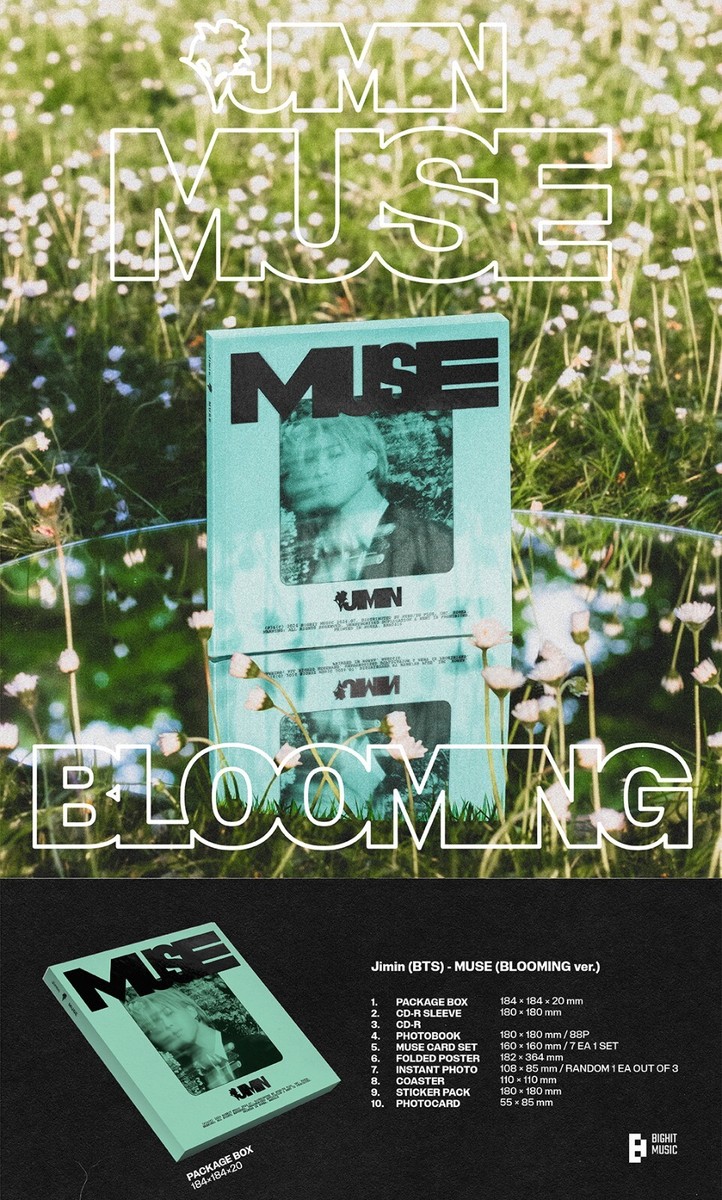 JIMIN BTS - MUSE Album+Extra Photocards Set | eBay