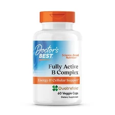 Doctor's Best Fully Active B Complex 60 Count Energy Nervous System Support V...
