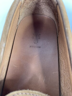 FRYE Suede Brown Loafers Shoe Men display picture 2