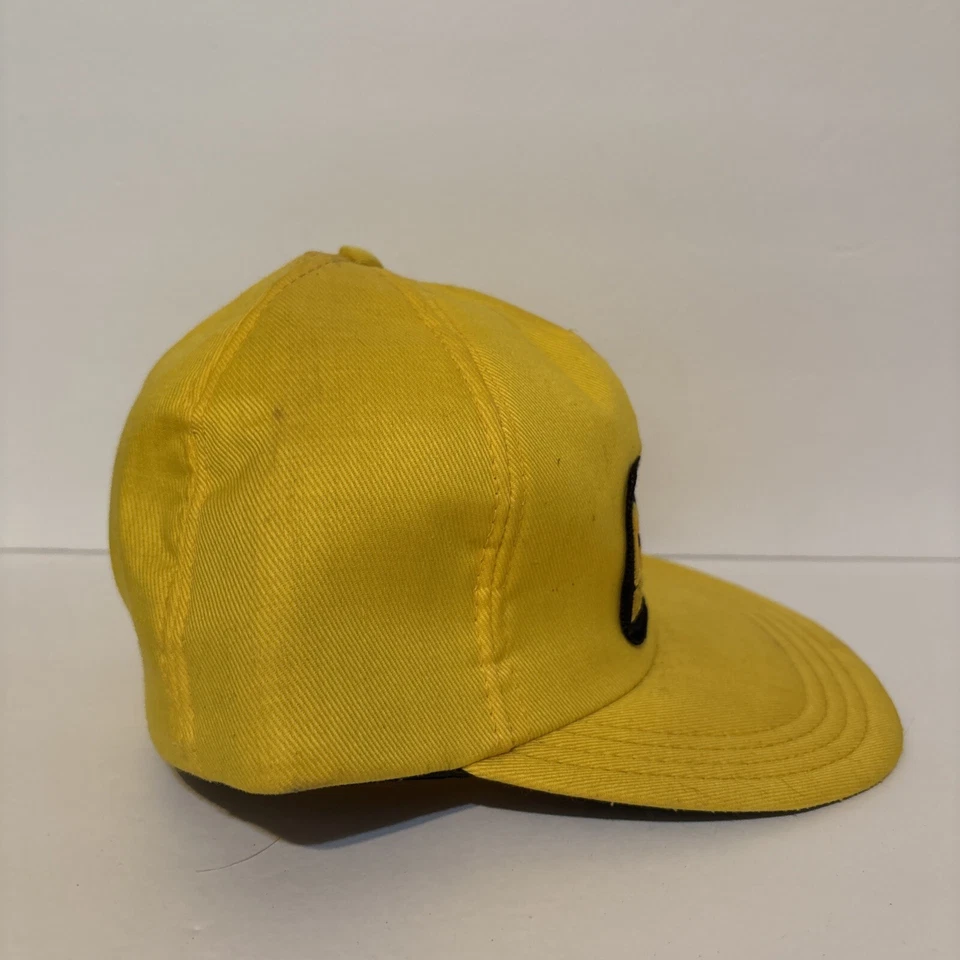 Vintage 80’s CAT Diesel Power Patch Yellow Hunting Hat Ear Flaps Size Large - Image 3 of 4