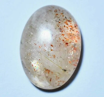 Unbehandelt Natürlich Orange Sonnenstein 5.25 Karat Zertifiziert Tolle Cabochon - Bild 1 von 4