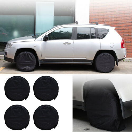 Trailer Spare Tire Tyre Wheel Cover 300D Heavy Duty Waterproof Fit 25"-28.5" Car