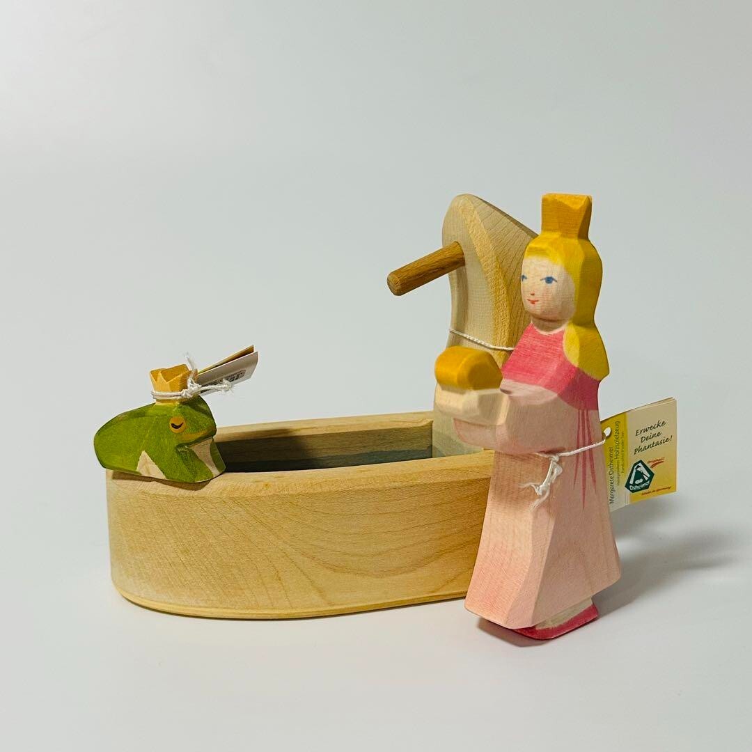 Ostheimer Wooden Crafted Toy The Frog Prince's Princess