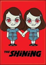 THE SHINNING GRADY SISTERS CHIBI HORROR PHOTO MAGNET 2.5” X 3.5” NEW