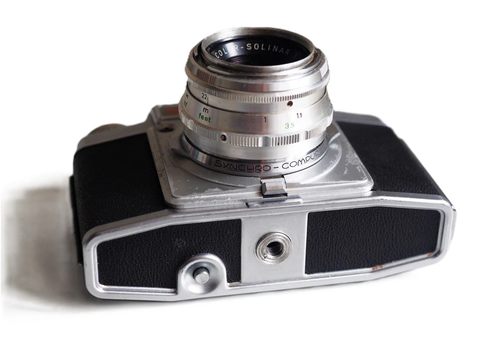 Agfa Ambi Silette mit 2,8/50 mm ColorSolinar Wechselobjektiv + Zubehör - Bild 2 von 4