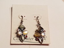 Coldwater Creek 925 Sterling Silver Cluster I...