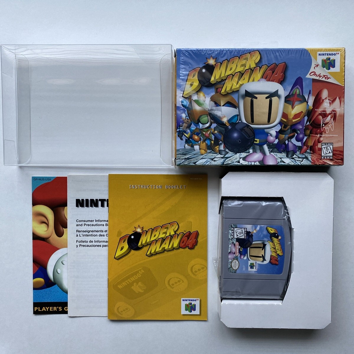 Mint Bomberman Nintendo 64 N64 Complete In Box CIB Authentic Super