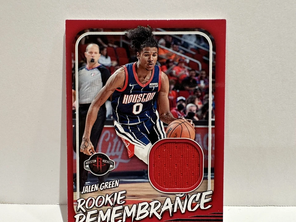 2022-23 Panini NBA Hoops Rookie Remembrance Jalen Green #RR-JGH Basketball Card! - Image 2 of 4