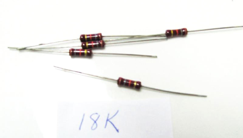 5 Resistenze Piher 56K 1/2W In Pellicola Di Carbonio - Foto 5