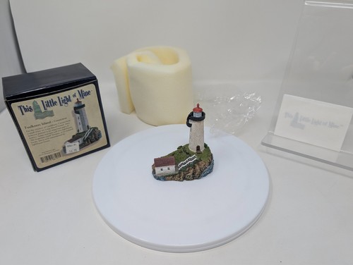 Mini faro con caja - This Little Light Of Mine - Faulkners Island CT - #LL191 - Imagen 2 de 7