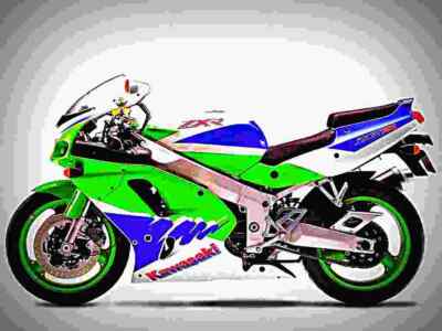 Kawasaki ZXR 750 1993 1 A4 Photo Print | eBay UK