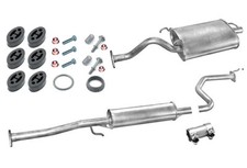 Abgasanlage Auspuff für Honda Civic VI 1.4 Fastback 5-Türer Schrägheck + Kit