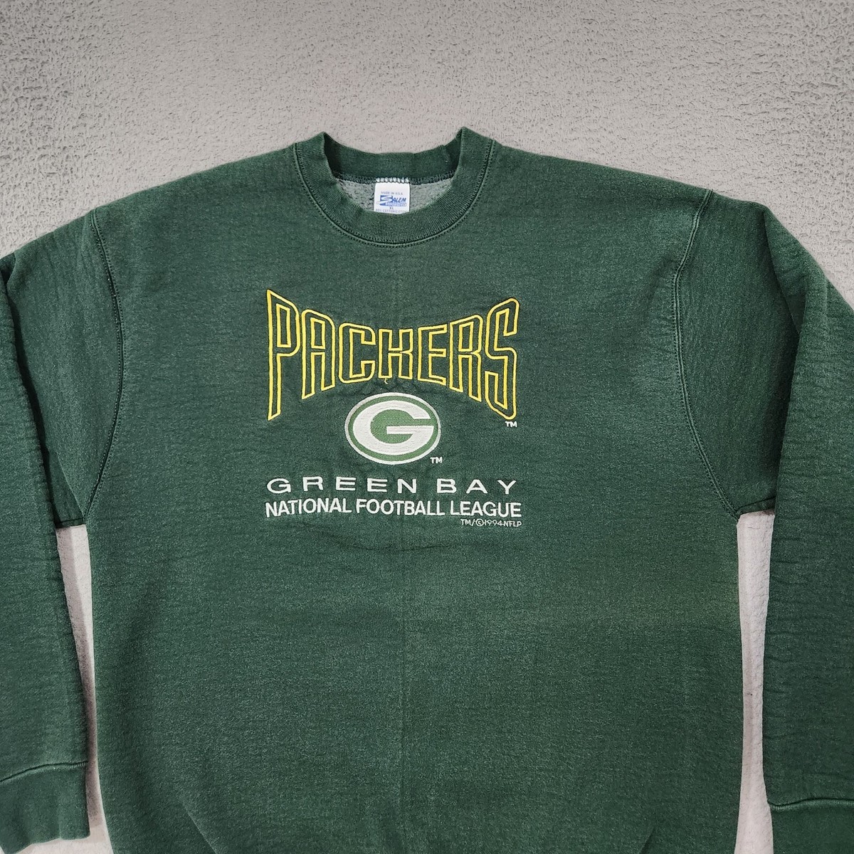 Vintage Green Bay Packers Sweatshirt Men XL NFL 90s Logo US