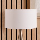 White Cylinder Lampshade Poly Cotton Drum Shade for Table Lamps and Floor Lamps