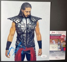 WWE NXT Mustafa Ali Signed 8x10 Photo B Autograph WrestleMania JSA COA