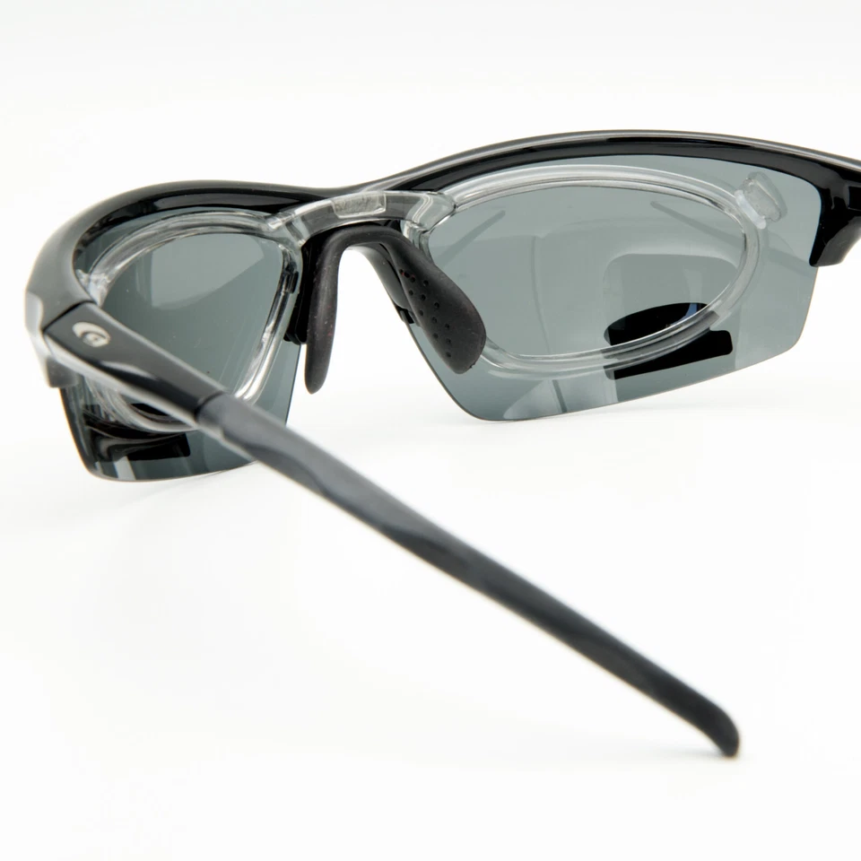 Fahrradbrille Sonnenbrille Sportbrille Herren Damen incl. Sehstärke Optik-Clip - Bild 3 von 4