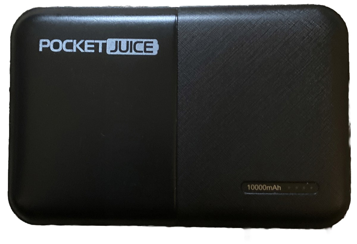 充電器 10000mAh Tzumi PocketJuice 10000mAh Black Portable Universal Charger Power