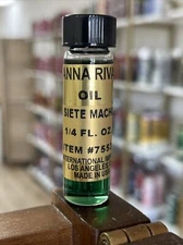 Anna Rivas Siete Machos Oil 1/4oz/ Aceite Siete Machos