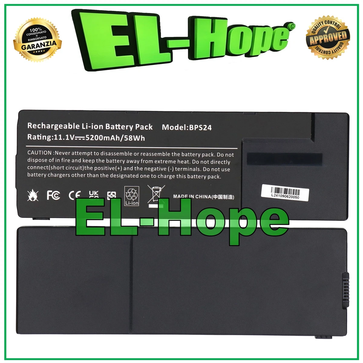 Batterie D'origine Sony Vaio – Compatible VGN-E50B, VGN-E51 – Neuve