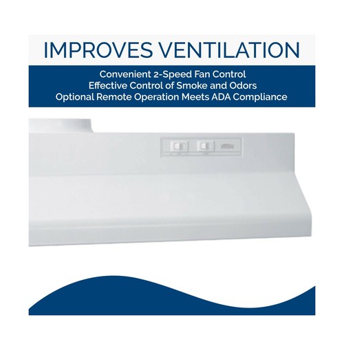 Exhaust Fan Under Convertible Range Hood Insert /Light High quality 26715002269 eBay