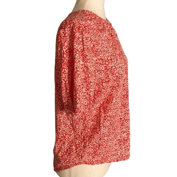 Universal Thread Short Sleeve Button Down Blouse … - image 4