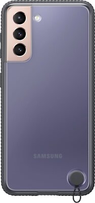 Samsung Clear Protective Cover for Galaxy S21 5G - Black