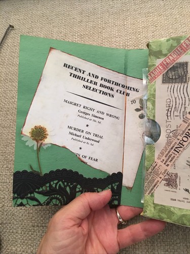 Vintage Book Cover Puzzle Stocking Stuffer Vintage BANTAM BOOK PB Handmade - Picture 11 of 14